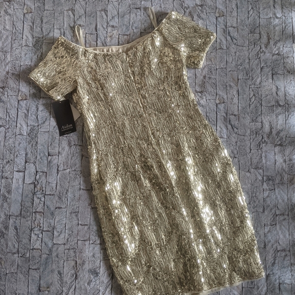 🔥🔥 Aiden Mattox Sequin Dress - Picture 5 of 6